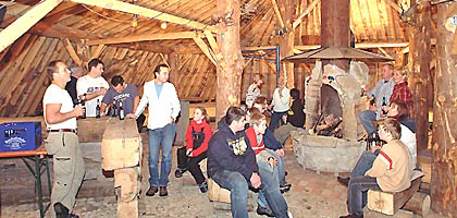 Ferienhütte zum Feiern